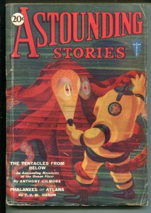 ASTOUNDING STORIES 02/1931-CLAYTON-UNDERWATER HORROR-HW WESSO-vg