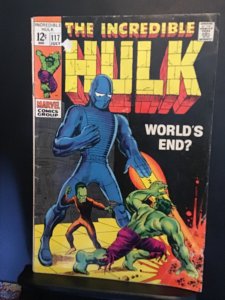 The Incredible Hulk #117 (1969) Affordable-grade, The Leader! VG