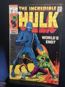 The Incredible Hulk #117 (1969) Affordable-grade, The Leader! VG
