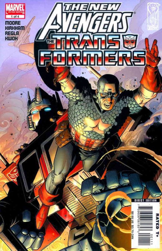 New Avengers/Transformers #1 VF/NM ; Marvel | IDW VS