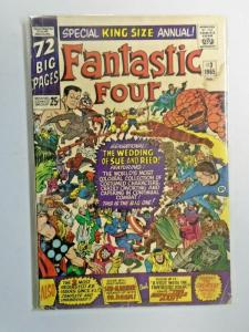 Fantastic Four Annual #3 1st Series water stains 3.0 (1965)
