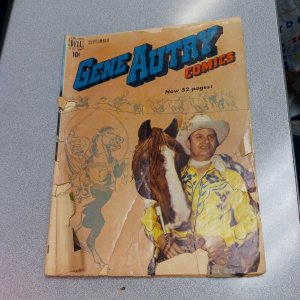 Gene Autry Comic Golden Age Dell #31 Western Hero 1949 precode movie star photo