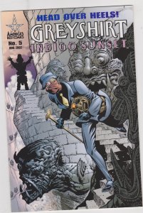 Grey Shirt: Indigo Sunset #5