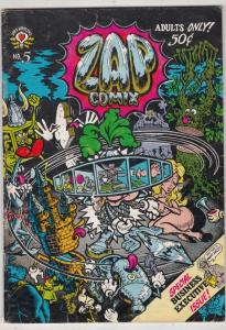 Zap #5 (Jan-73) VG Affordable-Grade Star Eyed Stella, The Checkered Demon, Mr...