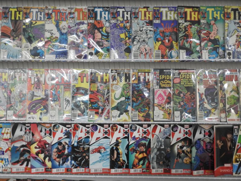 Huge Lot 180+ Comics W/ Thor, Spider-Man, Daredevil+ Avg VF- Condition!