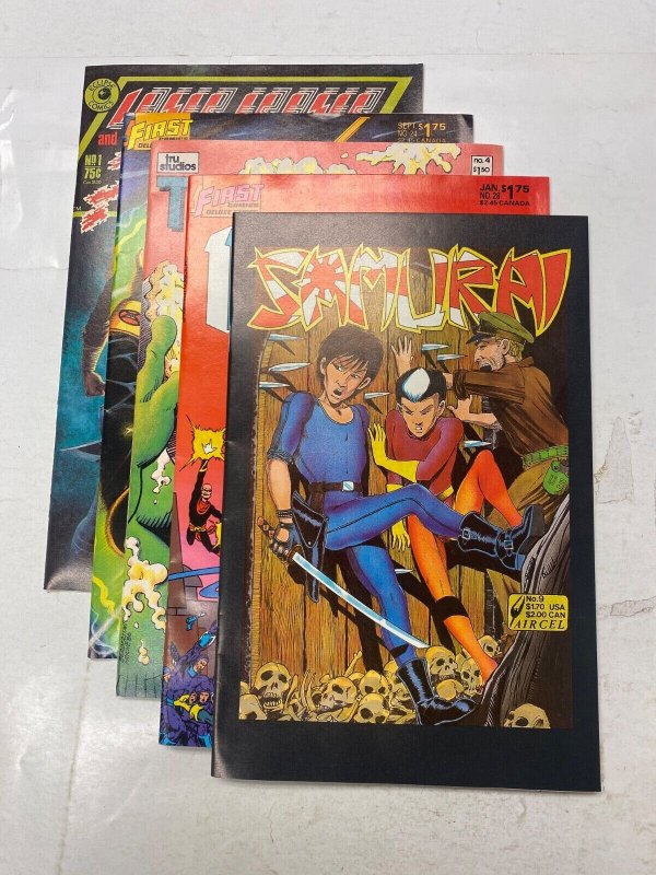 5 ECLIPSE comic books Laser Eraser Pressbutton Nexus TrollLords 51 KM38