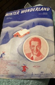 Winter Wonderland sheet music, Perry Como, 1934