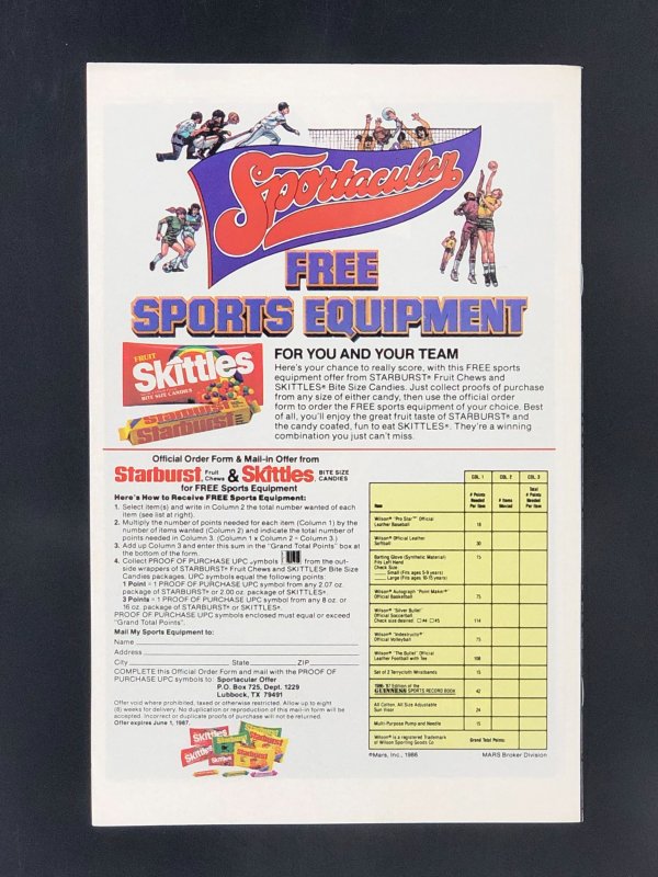 Web of Spider-Man #20 (1986) Marvel 25th Anniversary Specialty Cover Border