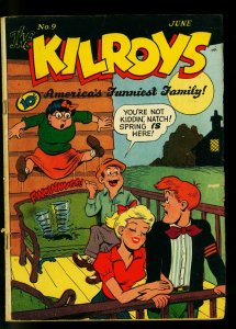 Kilroys #9 1948- Golden Age Humor- Milt Gross - FN-