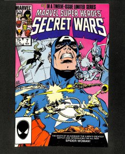 Marvel Super-Heroes Secret Wars #7 1st New Spider-Woman!
