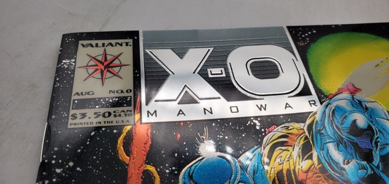 X-O Manowar #0, Joe Quesada, Error Cover (1992) NM+