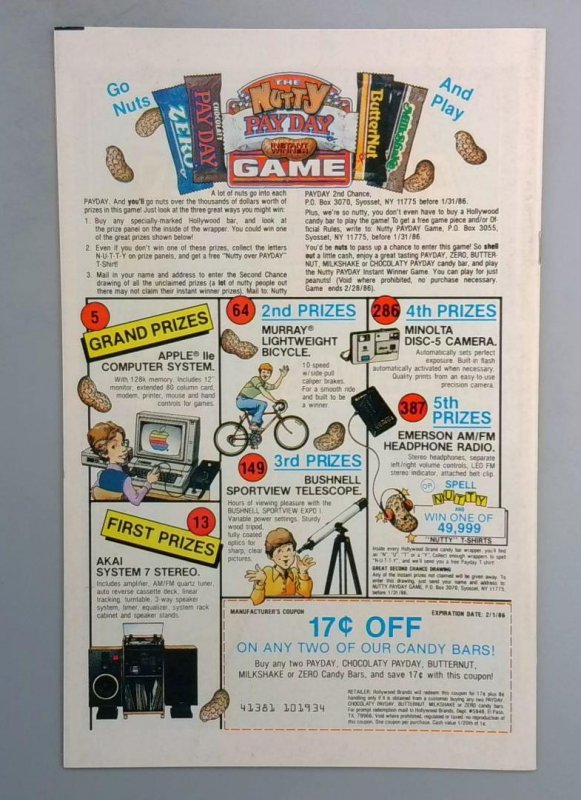 Uncanny X-Men #196 Secret Wars II DIRECT EDITION Marvel 1985 FE1