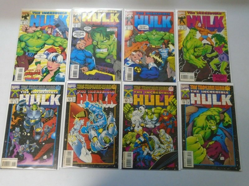 Incredible Hulk lot 43 different from #401-448 avg 8.0 VF (1993-96 1st Series)