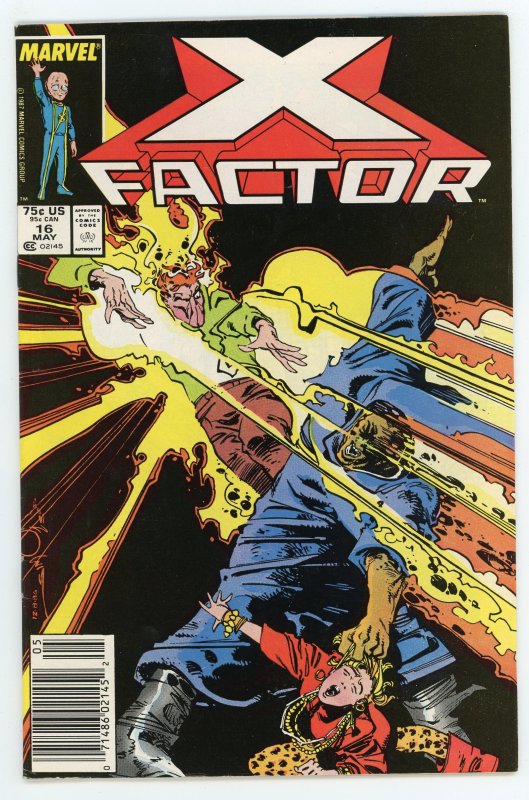 X-Factor #16 (1986 v1) Newsstand Louise Simonson David Mazzucchelli VF