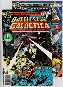 Battlestar Galactica #1 & #2 (1979) A Fat Mouse BOGO! BOGO? NS! Read Desc. (d)