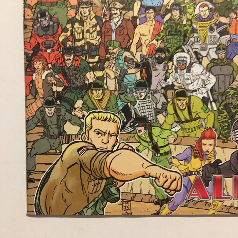 GI Joe #300 Every Character Featured Wraparound Cover A High Grade Final Issue
