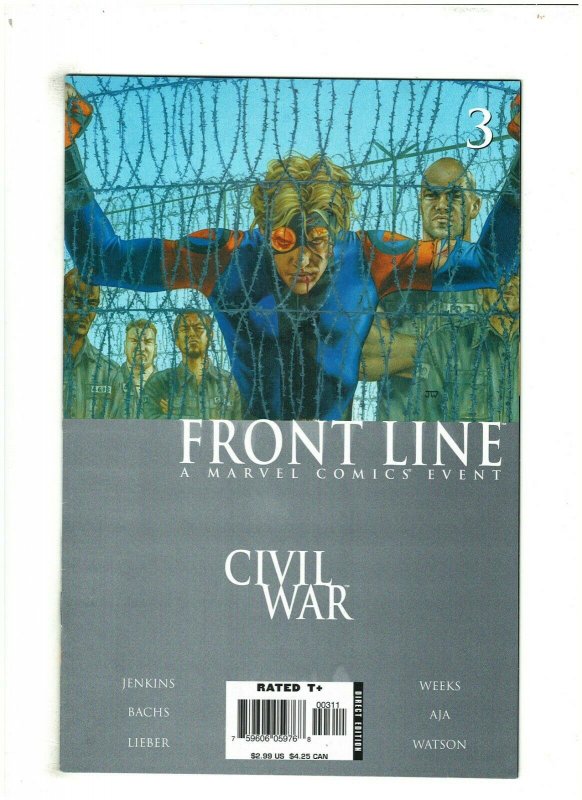 Civil War Front Line #3 VF+ 8.5 Marvel Comics 2006 