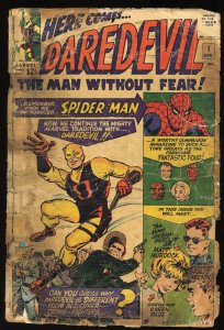 Daredevil #1 Complete and Unrestored! Origin and 1st Appearance!