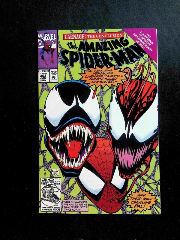 Amazing Spider-Man #363  MARVEL Comics 1992 NM-