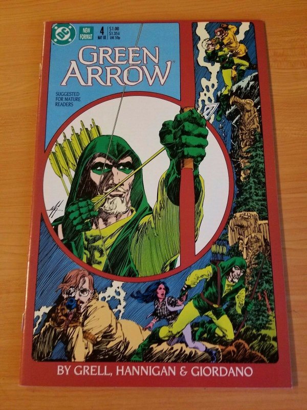 Green Arrow #4 ~ NEAR MINT NM ~ (1988, DC Comics)