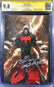 ?? Venom #26 CGC 9.8 Inhyuk Lee Virgin Signed Sketch & Remarked ?crain skan