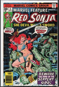 Marvel Feature #6 (1976) Red Sonja