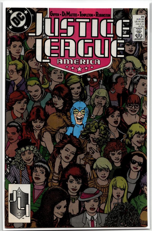 Justice League America #29 (1989) Justice League