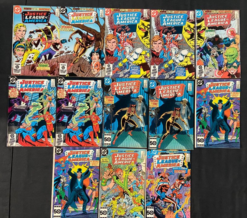 DC Bronze-Copper JUSTICE LEAGUE OF AMERICA 103 Mid Grade Comic Lot VF JLA