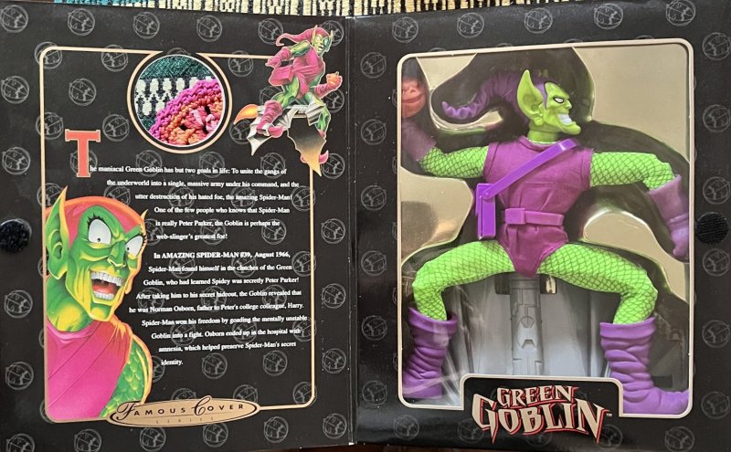 Green Goblin Famous Covers Series Action Figure NIB. 1997