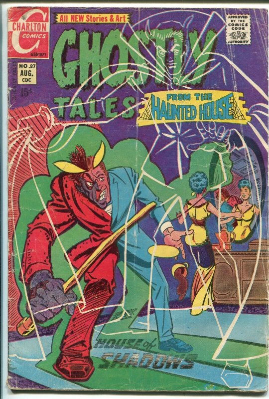 GHOSTLY TALES #87 1971-CHARLTON-STEVE DITKO ART-good