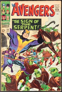 The Avengers #32 (1966) VG- 1st Bill Foster and Sons of the Serpent