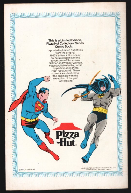Superman-Pizza Hut #113 1977-Reprints issue #113 from 1957