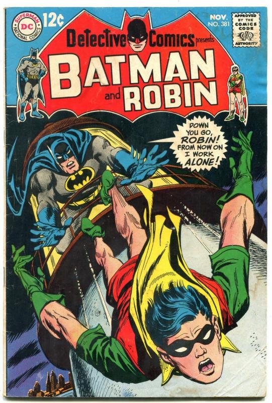 Detective #381 1968-DC Comics-Silver Age-Batman-Robin-GOOD+