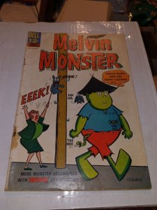 Melvin Monster 3 Dec 1965 Dell comics Boy monster Stanley art silver age cartoon