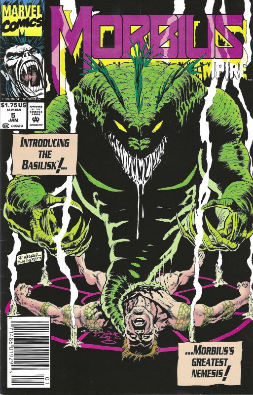 Morbius: The Living Vampire #5 (Jan 1993)
