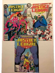 Justice League #2 CPV #3 #4 Set Lot 1st Booster Gold & Blue Beetle Meeting 1987