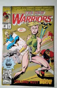 The New Warriors #30 (1992) Marvel Comic Book J757