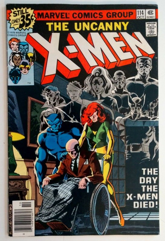 X-Men #114, 1st time UNCANNY used in logo