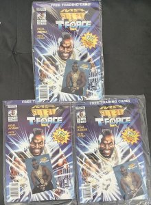 Mr. T and the T-Force #1 (1993, Now Comics) 3 bagged issues w/ Trading Card