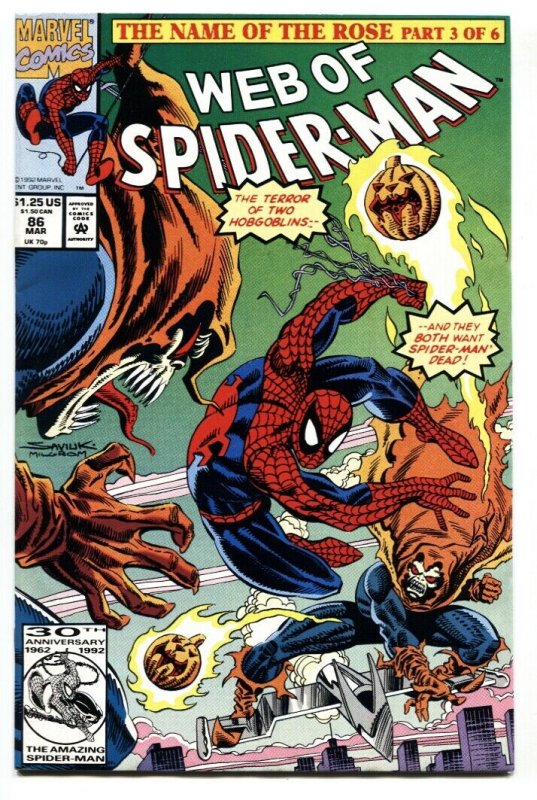 Web of Spider-Man #86 Marvel- 1st appearance of Demogoblin