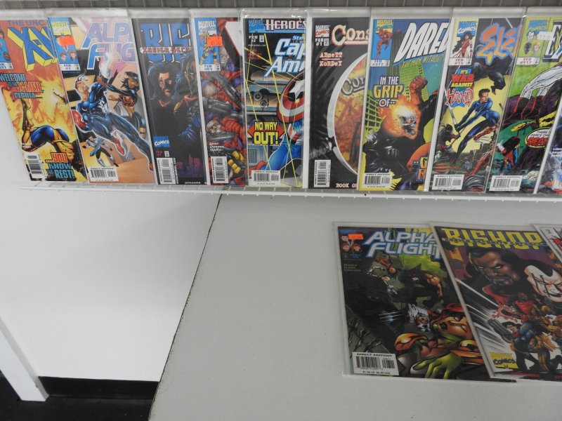 Huge Lot 120+ W/ Hulk, Captain America, Blade+ Avg VF Condition