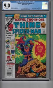 Marvel Two-in-One Annual #2 (1977) CGC Graded 9.0