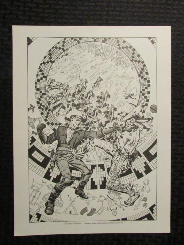 1979 BULLSEYE Action Portfolio SIGNED Bookplate Joe Simon VF-/FN- 11.5x15.5