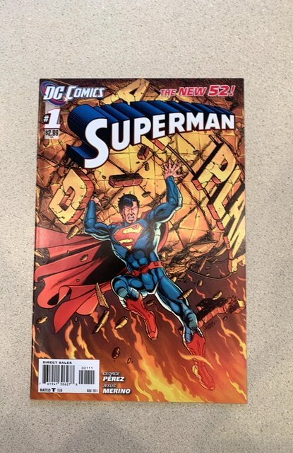 Superman #1 (2011) George Perez Story & Cover Jesus Merino Art