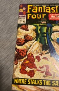 Fantastic Four #61 where stalks the sandman