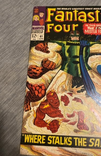 Fantastic Four #61 where stalks the sandman