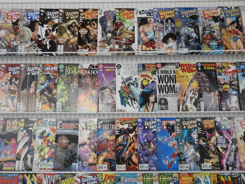 Huge Lot of 180+ Comics W/ Wonder Woman, Wolverine, Superman Avg. VF- Condition!
