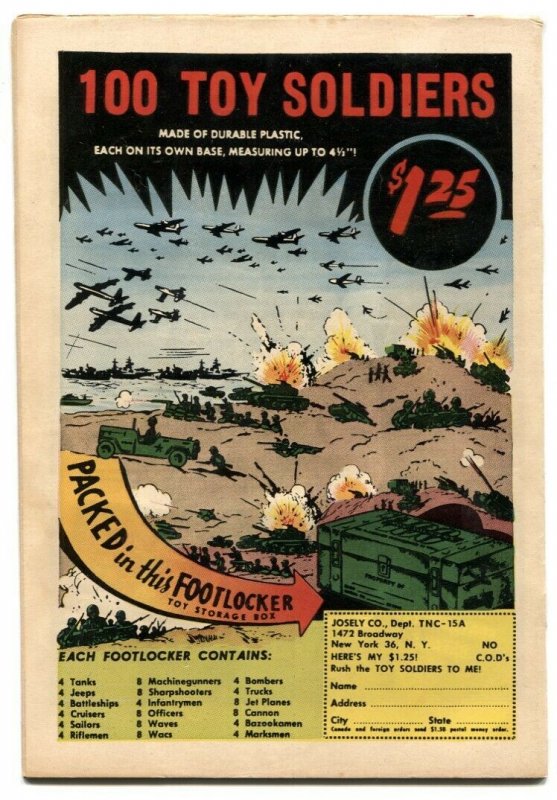 Blackhawk #125 1958-DC-Blackhawk Gets Super Powers- VG/F