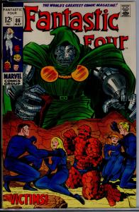 Fantastic Four #86 CGC 9.4 WHITE pages  Doctor Doom 