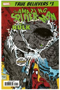 True Believers Spider-Man vs Hulk #1 Reprints ASM #328 (Marvel, 2019) NM